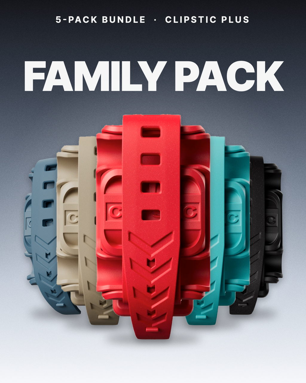 CLIPSTIC Plus Family Pack (5 pack)