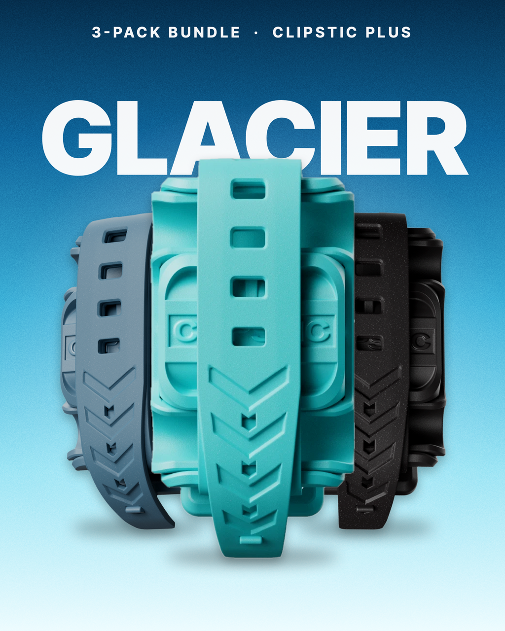 CLIPSTIC Plus • Pack Glacier (3 unités)