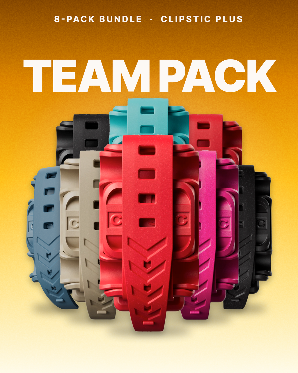 CLIPSTIC Plus Team Pack (8 pack)